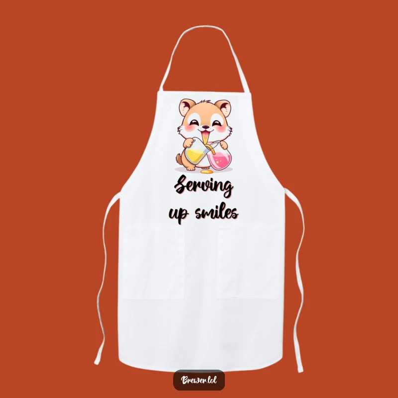 Funny Potion Pouring Animal Apron - Create with Colorful Flair