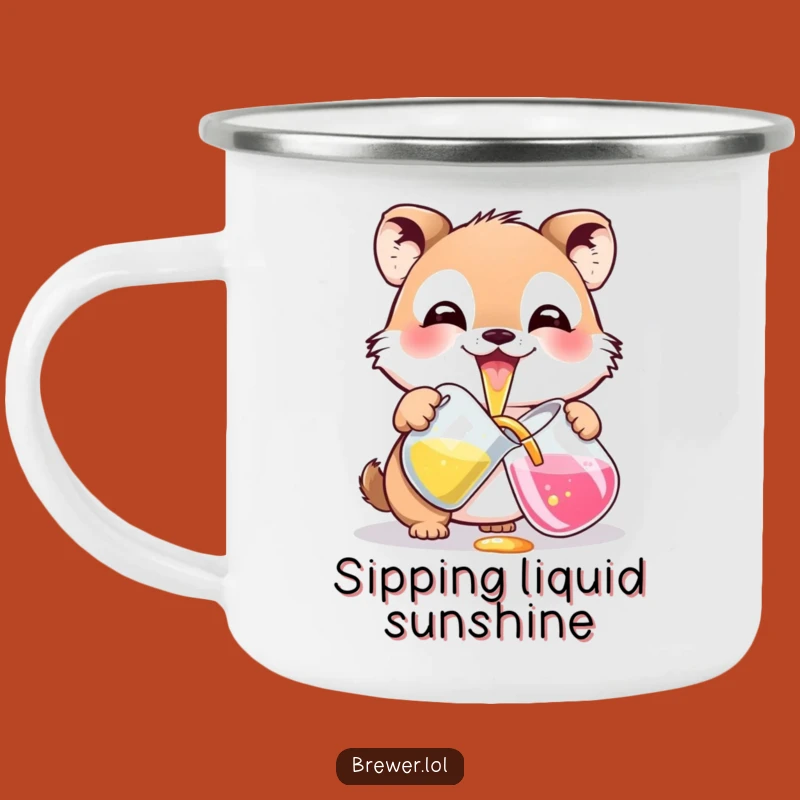 Funny Potion Pouring Animal Camping Mug - Sip Your Creative Brew