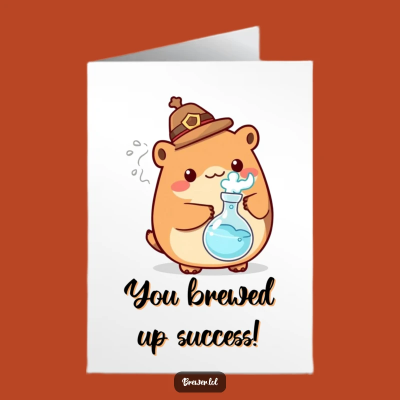 Free Printable Congrats Card: Hilarious Mad Scientist Achievement Downloadable Gift